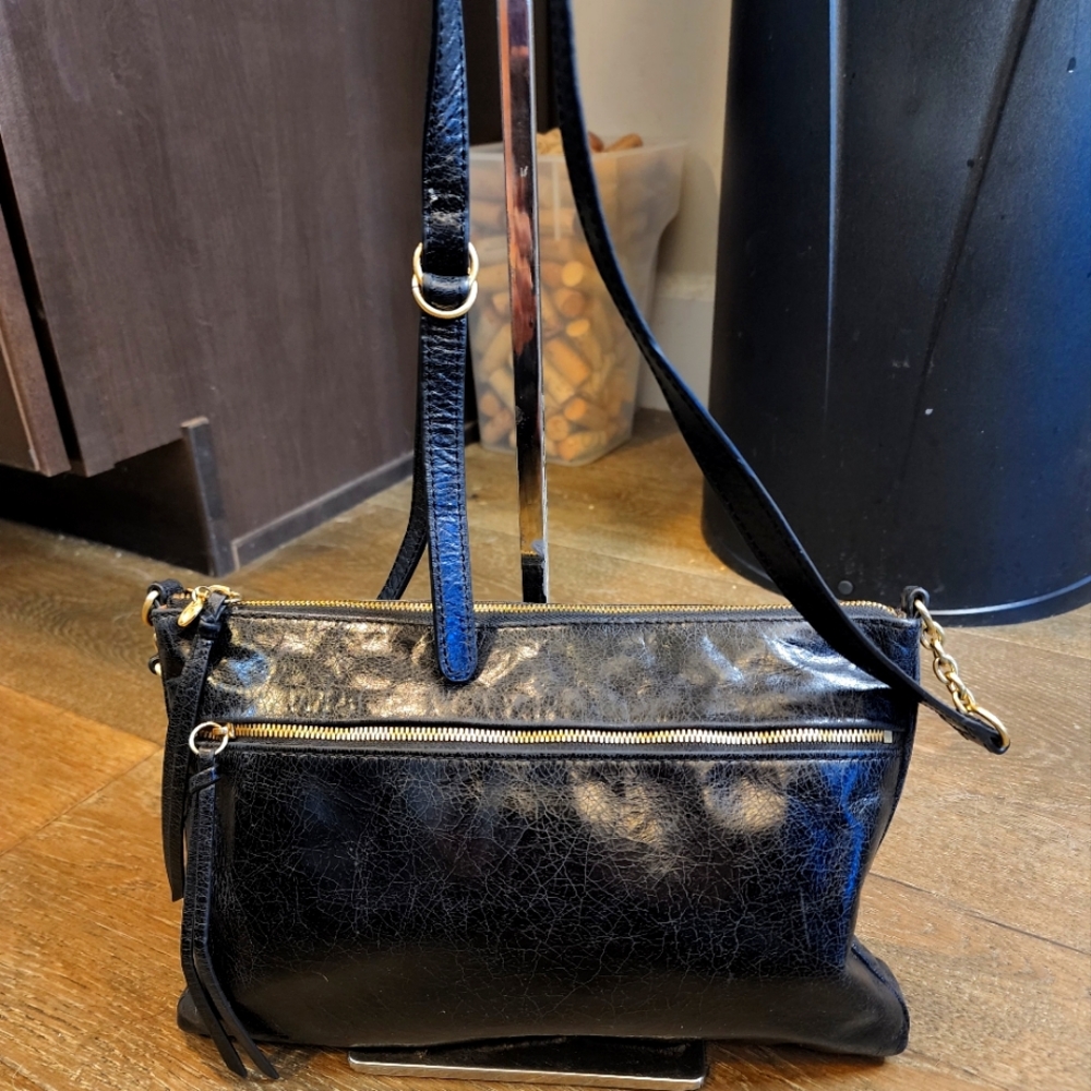 Hobo Black Leather crossbody bag